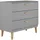 petits-meubles Kommode 100 x 90 cm Grau