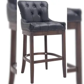CLP Barhocker Lakewood Echtleder, Antik-dunkel schwarz