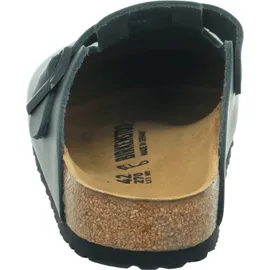 Birkenstock Boston Naturleder schmal schwarz 44