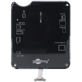 goobay Cardreader All in 1 extern Kartenlesegerät USB 2.0 Hi-Speed, 6 Kartenschächte