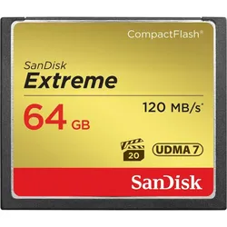 SanDisk Extreme CompactFlash 64GB 120MB/s