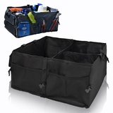 eyepower Kofferraumtasche Auto Organizer 56x40x24 cm Autozubehör Tasche Faltbare Box