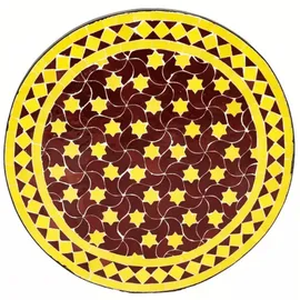 Marrakesch Orient & Mediterran Interior Marokkanische Mosaikplatte Estrella ø 80 cm