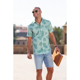 John Devin Hawaiihemd Regular Fit Grün XXL