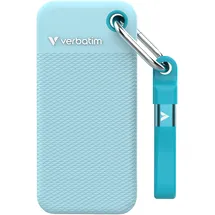 Verbatim Pocket SSD 2 TB USB 3.2 Gen 2 Polar Blau