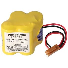 Panasonic Original Lithium Batterie 2400mAh CNC BR-2/3AGCT4A, Fanuc A98L-0031-0025, BR-2/3AG, mit Panasonic Zellen in Erstausrüsterqualität, kein...