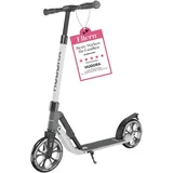 Hudora BigWheel® 205 Advanced - Komfortabler Aluminium-Roller für bis zu 100kg - Höhenverstellbarer & zusammenklappbarer Tretroller - Kick-Scooter für Kinder/Jugendliche & Erwachsene