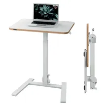 Leitz Ergo Compact höhenverstellbarer Schreibtisch weiß