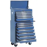 Homcom Werkstattwagen Metall 61,5 x 33 x 113 cm blau