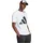 adidas Essentials Big Logo Kurzarm-T-Shirt White / Black XL