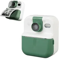 Sofortbildkamera, 48 MP Foto 1080P Video Sofortbildkamera mit 2,4 Zoll IPS Bildschirm, um 180° Drehbares Objektiv, Integrierte Filter und Aufkleber, Unterstützt Musik/Spiele