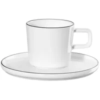 Asa Selection Espressotasse mit Unterteller 0,08 l Weiß