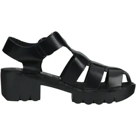 Fly london Riemchensandale Damen Schwarz 37