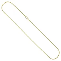 Schmuck Krone Goldkette Schlangenkette 1.4mm, 585 Gold, 38cm, Gold 585 goldfarben