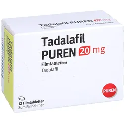 Tadalafil Puren 20 mg Filmtabletten 12 St