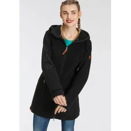 KangaROOS Fleecejacke in schwarz, | Gr. 40,