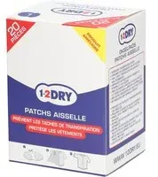 1-2 DRY Patchs aisselles Large Compresses 20 pc(s)