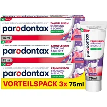 Parodontax Zahnpasta Zahnfleisch Stärkung & Schutz Minze 3x75 ml