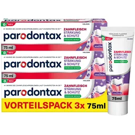 Parodontax Zahnpasta Zahnfleisch Stärkung & Schutz Minze 3x75 ml