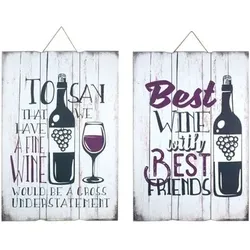 Signes Grimalt  Statuetten und Figuren Wandteller Wein 2 Dif.  in Multicolor, Einheitsgrösse