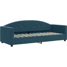 vidaXL Tagesbett mit Matratze Blau 80x200 cm Samt