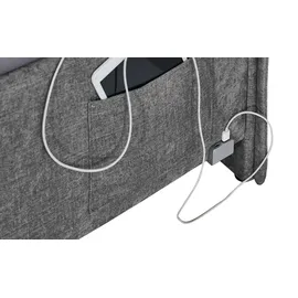Meise Möbel Polsterbett Fun 120 x 200 cm Grau