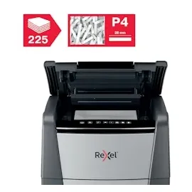 Rexel Optimum AutoFeed+ 225X Automatischer Aktenvernichter Partikelschnitt P-4
