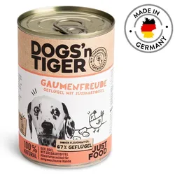 Dogs'n Tiger Hund 6 x 400g Dose Gaumenfreude