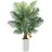 Vevor Künstliche Areca-Palme, 1,8 m, künstliche tropische Palmenpflanzen mit weißem Pflanzgefäß, Kunstseidenpflanze im Topf, Kunstbaum für Veranden, Wohnzimmer, Terrassen, Zuhause, Büro