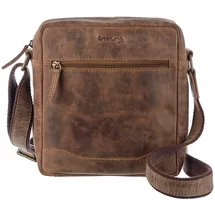GREENLAND Nature Montenegro Umhängetasche Leder 21 cm Braun