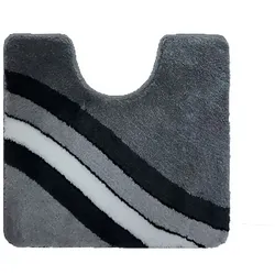 WC-Vorleger Savona 55 x 60 cm Polyacryl Silber