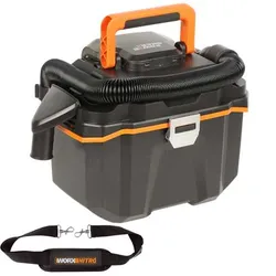 Worx WX031.9 - Tragbarer Akku-Nass-Trockensauger - OHNE BATTERIEN UND LADEGERÄT