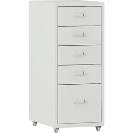 [en.casa] Kökar Schubladenschrank 69 x 28 x 41 cm Weiß