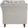 Home Affaire Chesterfield-Sessel Reims Polyester 98 x 76 x 88 cm Grau