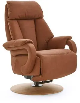 Polsteria Sessel Cody Lazyline Leder Braun Cognac