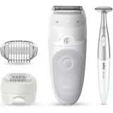 Braun Silk-épil 5 5-805 weiß/silber