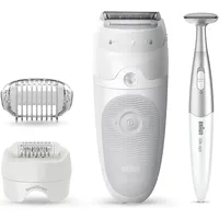 Braun Silk-épil 5 5-805 weiß/silber