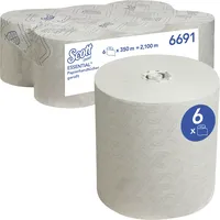 Kimberly-Clark Scott Handtuchrolle Essential 6691 350m weiß 6 St./Pack.