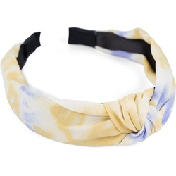 styleBREAKER Haarband, 1-tlg., Stoff Haarreif Batik Farbverlauf gelb