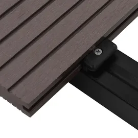 vidaXL Terrassendiele 14 x 220 cm braun