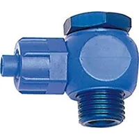 Riegler Winkel-Verschraubung, drehbar, G 1/8, für Schlauch 6/4, POM