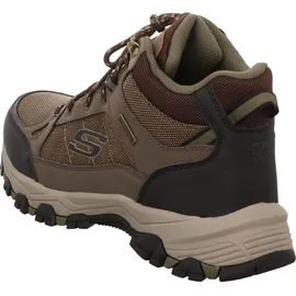 SKECHERS Selmen Melano Trekking Shoes, Chocolate Leather W/Mesh, 45