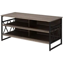 Beliani TV-Möbel CARLISLE Taupe