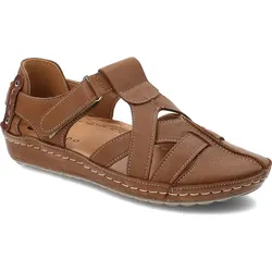 Braune Sandalen Armodo Flache Schuhe, 42