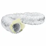 vidaXL Lüftungsschlauch, Abluftschlauch Thermisch Isoliert, Flexschlauch Geräuschreduzierend, Klimaschlauch Aluflexrohr, Aluminium 6m Ø15cm