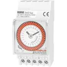 SUEVIA SU290132 Zeitschaltuhr für Hutschiene DinO Sup D 230 V/AC Tagesprogramm