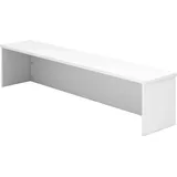 Hammerbacher Thekenaufsatz gerade, weiß 155,0 x 32,0 x 35,0 cm