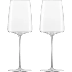 ZWIESEL GLAS Serie SIMPLIFY Weinglas leicht & frisch mundgeblasen 2 Stück 382 ml