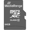 MediaRange microSDXC Speicherkarte 64 GB Klasse 10 SD-Karten Adapter 60 MB/s ...