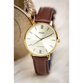 Casio LTP-VT01GL-9B Leder 28 mm LTP-VT01GL-9B